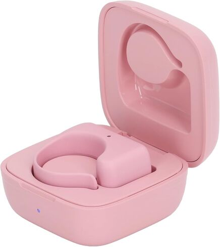 Remote Control Scrolling Ring APP Page Turner ABS Camera Remote Shutter Selfie Button with Charging Case for Cell Phone (Pink) in Saudi Arabia