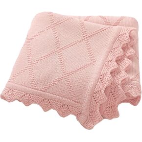 Hadetoto متماسكة بطانيات الأطفال للفتيان الفتيات ، بطانية سرير قطنية 100 ٪ لطفل الأطفال طفل الأطفال ، بطانيات حضانة ناعمة وخفيفة الوزن (أبيض) in Kuwait