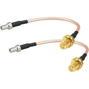 Boobrie SMA to TS9 Coaxial Cable RF Coax Adapter Cable SMA Male to TS9 Female Straight Connector Jumper Cable RG316 Extension Cable Low Loss Antenna Cable 5.9 Inch Pack of 2 in Kuwait