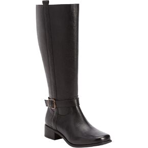 Comfortview Donna Wide Calf Leather Boot Tall Knee High Women's Winter Shoes (Wide Widths Available) in Saudi Arabia