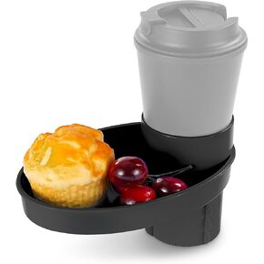 Car Seat Snack Tray Cup Holder 2.5-2.8in Travel Table Road Trip | (Blue)car seat travel snack tray, fits cup holders 2.5-2.8 inch, road trip table, easy clean, portable convenience in Saudi Arabia