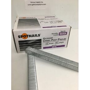 Spotnails 98006 Similar BeA 80 Series 1/2" Crown Staples 3/8" Leg,Sale by 10 Boxes/ctn in Kuwait