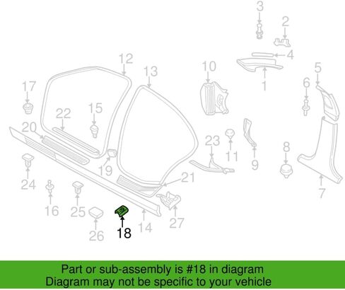 20 مجموعة مقاطع تنورة جانبية متوافقة مع BMW 3 Series E32 E36 E46 E90 E91 OE# 51711932996 ، 5111874185 ، 511101403 ، 51712234032 ، 517184574 ، 51161881149 kk in Saudi Arabia