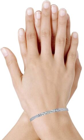 جواهر Les Poulettes - روديوم الفضة سوار تم إغلاق الخطاف المسطح in Kuwait