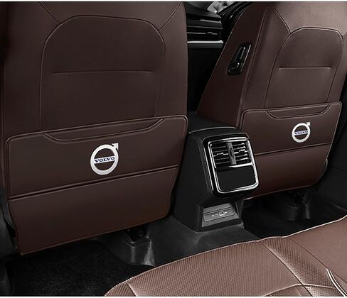 2 PCS مقعد مقعد حماة لفولفو S40 S60 S70 S80 S90 S60L S80L V40 V50 V60 V70 V90 ، حصيرة ركلة مقعد السيارات مع جيوب تخزين ، مقعد السيارة مضاد للركلة ، مقاومة خدش مضادة للحيوية ، مقاومة للخدش. in Kuwait