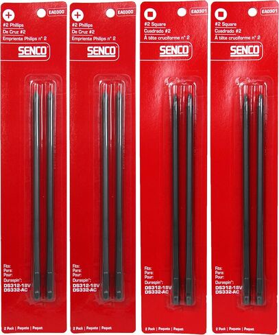 (2) Senco EA0301#2 Square and (2) EA0300#2 Phillips Duraspin Drive Bits in Saudi Arabia