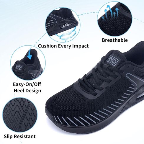 RomenSi Womens Wide Toe Box Walking Shoes Wide Width Tennis Running Shoes Gym Athletic Sneakers for Plantar Fasciitis Foot Pain Relief US 6-11 in Saudi Arabia