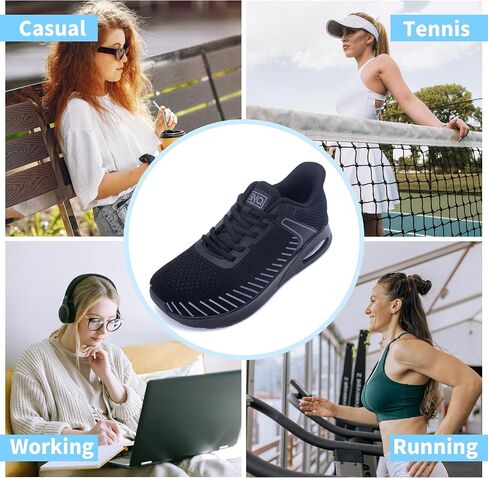 RomenSi Womens Wide Toe Box Walking Shoes Wide Width Tennis Running Shoes Gym Athletic Sneakers for Plantar Fasciitis Foot Pain Relief US 6-11 in Saudi Arabia