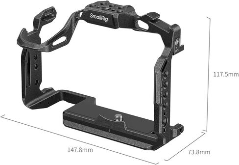 SmallRig All-Round Protective Cage Kit for Panasonic S1R II/S1 II/S1 IIE, with Top Handle & Cable Clamp, Built in Quick Release Plate for Arca-Swiss, Cold Shoe Mount, Strap Slots - 5503 in Saudi Arabia