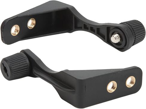 Binocular Tripod Bracket Adapter Mount Stable L Shaped Plastic 1/4in Threading Hands Binocular Holder for Bird Watching Stargazing in Saudi Arabia