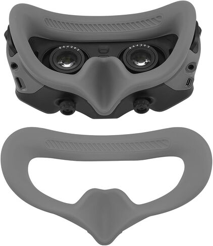Silicone Eye Pad for DJI AVATA Goggles 2 Flight Glasses Cover Sweat-Proof Non-Slip Washable Face Padding Camera Drone Accessories (Not for DJI Goggles Integra) (Black) in Saudi Arabia