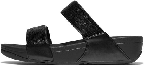 Fitflop Womens Lulu Sequin Slides Polyurethane Sandals in Kuwait
