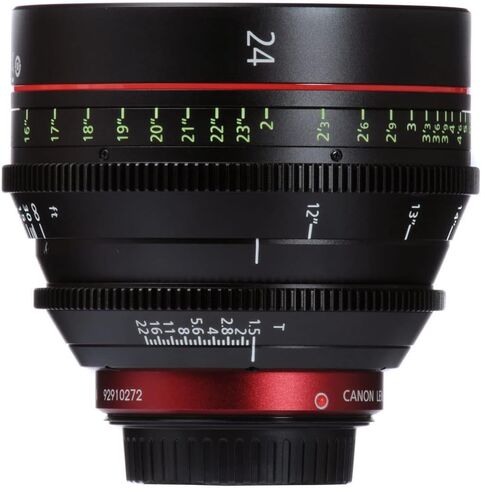 Canon CN-E 24mm T1.5 L F Cinema Lens (EF MOUNT) (6569B001) + BACKER BAOCH + CAP KEYER + CLEANING KIT + MORE (READED) in Saudi Arabia