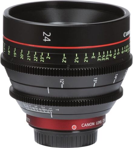 Canon CN-E 24mm T1.5 L F Cinema Lens (EF MOUNT) (6569B001) + BACKER BAOCH + CAP KEYER + CLEANING KIT + MORE (READED) in Saudi Arabia