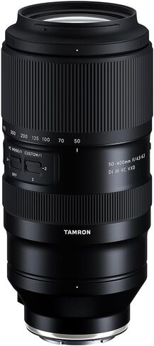 Tamron 50-400mm f/4.5-6.3 Di III VC VXD Lens Compatible with Sony E Mount Bundled with 67mm UV Filter + Camera Cleaning Kit + Lens Pen + Lens Cap Keeper + Microfiber Cleaning Cloth (6 Items) in Saudi Arabia