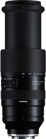 Tamron 50-400mm f/4.5-6.3 Di III VC VXD Lens Compatible with Sony E Mount Bundled with 67mm UV Filter + Camera Cleaning Kit + Lens Pen + Lens Cap Keeper + Microfiber Cleaning Cloth (6 Items) in Saudi Arabia