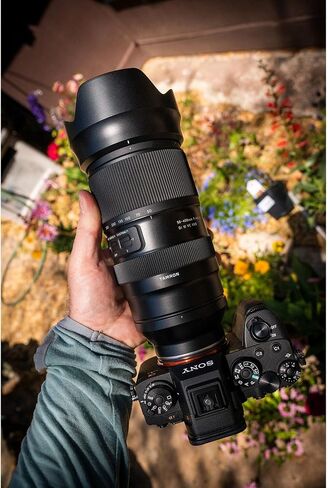 Tamron 50-400mm f/4.5-6.3 Di III VC VXD Lens Compatible with Sony E Mount Bundled with 67mm UV Filter + Camera Cleaning Kit + Lens Pen + Lens Cap Keeper + Microfiber Cleaning Cloth (6 Items) in Saudi Arabia