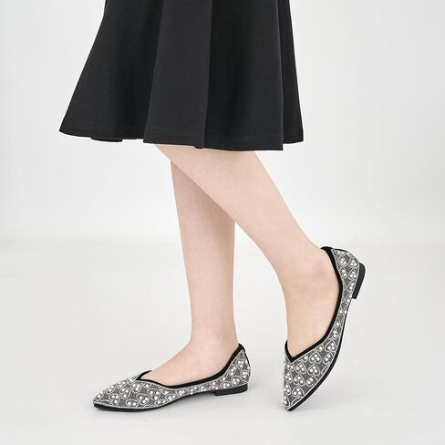 Aomigoct Ballet Flats Shoes for Women: Comfortable Dressy Flat for Wedding- Ladies 2025 Dress Pointed Toe Shoe in Kuwait