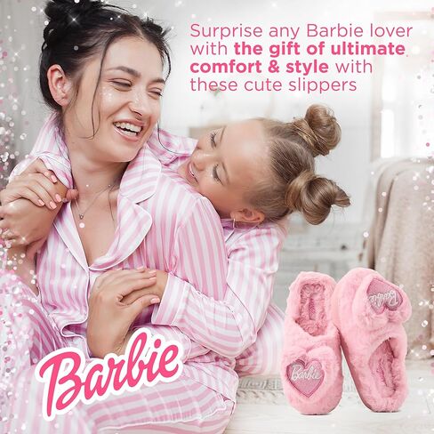 Barbie Womens Slippers Fuzzy House Slippers for Women Outdoor and Indoor Soft Plush in Saudi Arabia