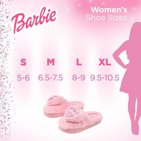 Barbie Womens Slippers Fuzzy House Slippers for Women Outdoor and Indoor Soft Plush in Saudi Arabia