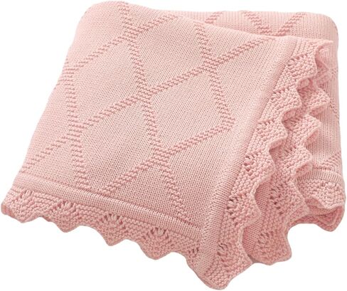 Hadetoto متماسكة بطانيات الأطفال للفتيان الفتيات ، بطانية سرير قطنية 100 ٪ لطفل الأطفال طفل الأطفال ، بطانيات حضانة ناعمة وخفيفة الوزن (أبيض) in Kuwait