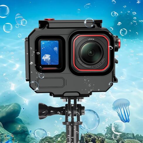 80M Aluminum Waterproof Case for Ace Pro/Ace Pro 2, Camera Dive Cases with Magnetic Mount Adapter, Camera Diving Protective Housing Shell (only Diving Case) in Saudi Arabia