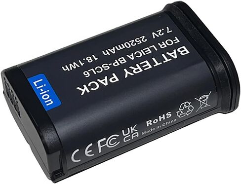 بطارية رقمية NC BP-SCL6 ، متوافقة مع Leica BC-SCL6 ، متوافقة أيضًا مع Leica Q3 ، Q2 ، SL2 ، SL2-S ، SL3 ، SL3-S in Saudi Arabia