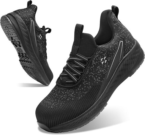 SPIEZ Slip-On Safety Shoes for Men & Women - Non-Steel Composite Toe, Fashion Sneaker Design, Hands-Free Convenience, All-Day Protection, US 5.5-13.5 in Saudi Arabia