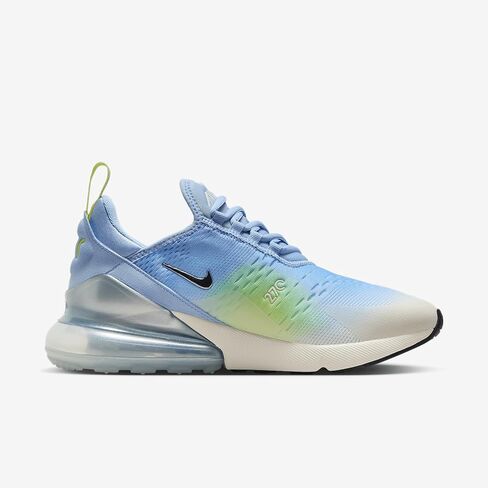 Nike Air Max 270 أحذية نسائية (IB7937-468 ، الألومنيوم/الكوبية/Light Lemon Twist/Silver Metallic) in Saudi Arabia