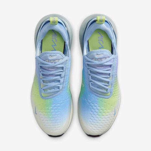Nike Air Max 270 أحذية نسائية (IB7937-468 ، الألومنيوم/الكوبية/Light Lemon Twist/Silver Metallic) in Saudi Arabia