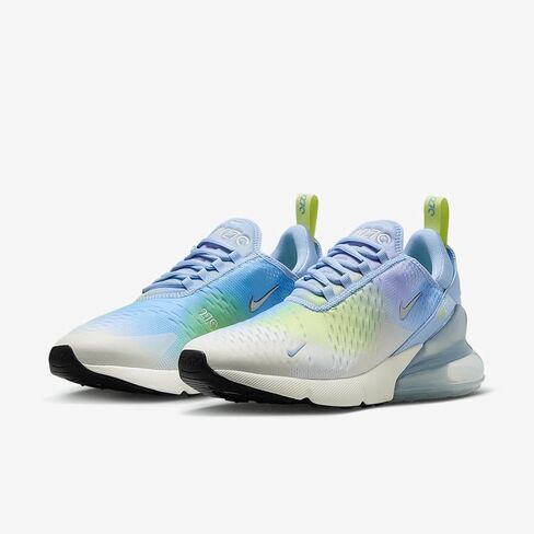 Nike Air Max 270 أحذية نسائية (IB7937-468 ، الألومنيوم/الكوبية/Light Lemon Twist/Silver Metallic) in Saudi Arabia