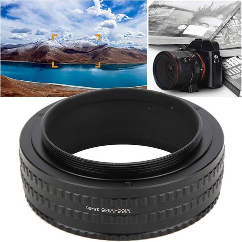 Acouto M65 - M65 محول الهليكويد محول 25‑55 مم كاميرا قابلة للتعديل تركيز محول مروحية امتداد الماكرو سبيكة الألومنيوم in Saudi Arabia
