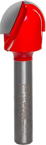 Freud Radius Round Nose Bit with Premier Solid Carbide for Fluted Millwork, Signs and Decorative Veining - 5/8" Dia., 5/16" Radius, 2" Length- 18-110 in Kuwait