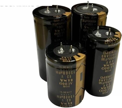 2PCS/Lot 10000UF 15000UF 50V 63V 80V 100V Fever Power Amplifier Filter Capacitor(35X50 63V10000) in Saudi Arabia
