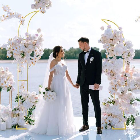 نصف قوس الوقوف نصف القمر قوس القوس المنحني قوس الزفاف القوس الوقوف زهرة القوس القوس القوس الخلفية الوقوف لحضور حفل زفاف حفل عيد ميلاد الذكرى السنوية in Kuwait