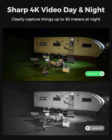 Reolink 4K 4G LTE Dual Lens Cellular Security Camera +128GB SD CARD - 4PACK ، تتبع تلقائي ، لا يعمل بالطاقة الشمسية WIFI ، ZOOM الهجينة 6x ، رؤية ليلية ملونة 8 ميجابكسل ، بطاقة SIM ، Trackmix LTE Solar Kits in Saudi Arabia