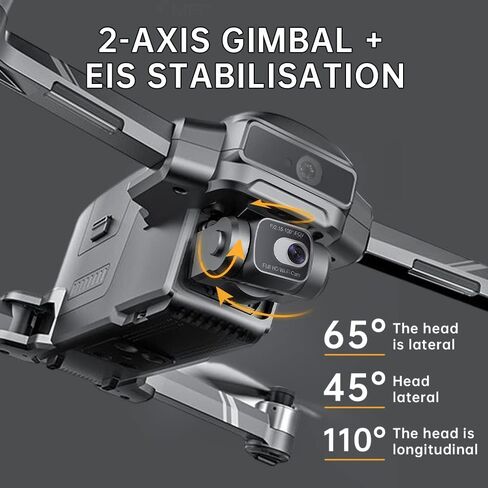 X-Verse SJRC F22 S2+XR بدون طيار مع كاميرا للبالغين 4K ، شاشة RC ، مسافة 6 كم ، 2 محور Gimbal+EIS+مكرر ، طائرة بدون طيار احترافية مع تجنب العقبات ، 3 بطاريات لوقت طيران 120 دقيقة كحد أقصى in Kuwait