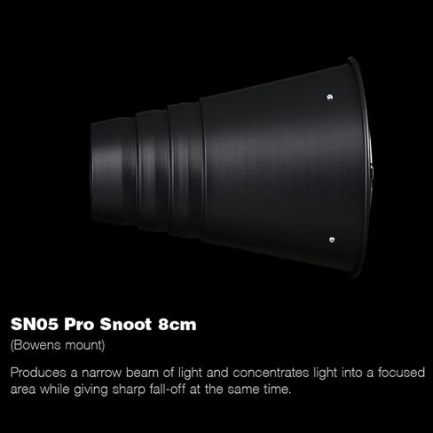 Godox 3.1 "Bowens Mount Pro Snoot for Witstro Ad600Pro II AD600BM II AD600B SL60II SL100II SK400IIV Universal Studio Strobe Monolights in Saudi Arabia