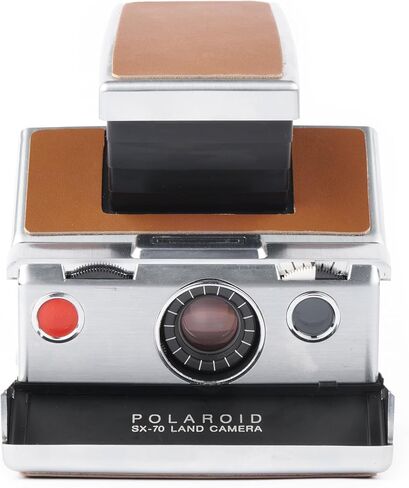 Polaroid SX-70 Land Camera Model 1 – Refurbished Silver & Black Folding SLR | Vintage Instant Camera for SX-70 Film (Renewed) in Saudi Arabia