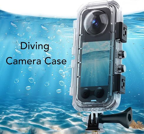 Gugxiom Dive Dive Case لإكسسوارات X4 ، دليل على الماء حتى 60 مترًا ، غوص غوص غطس واقية تحت الماء in Kuwait