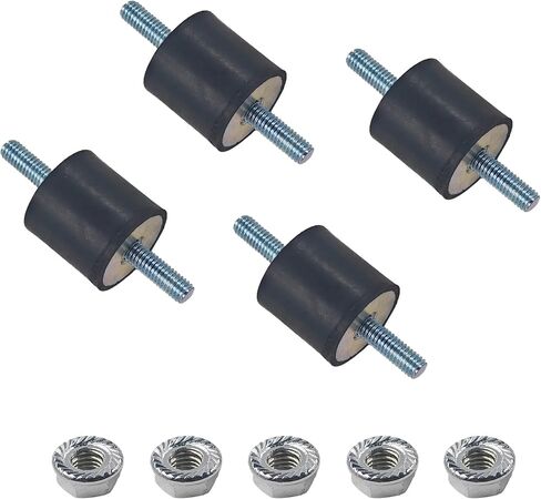 4pcs 30 × 20 مم معزول الاهتزاز المطاط ، وامتصاص الصدمات مع ترصيع M8 × 23 مم ، ومكافحة الازلياج لضواغط الهواء ، ومحركات المرآب ، ومحركات الديزل in Saudi Arabia