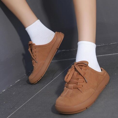 UBFEN Womens Slippers Outdoor Arch Support Mules Slipper Comfortable Lace up Indoor Warm Slip on House Shoes in Kuwait