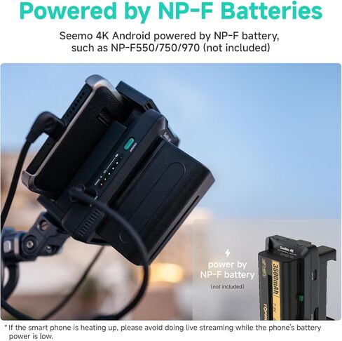 Accsoon Seado 4K Android و NP-F Charger 4-channel in Kuwait