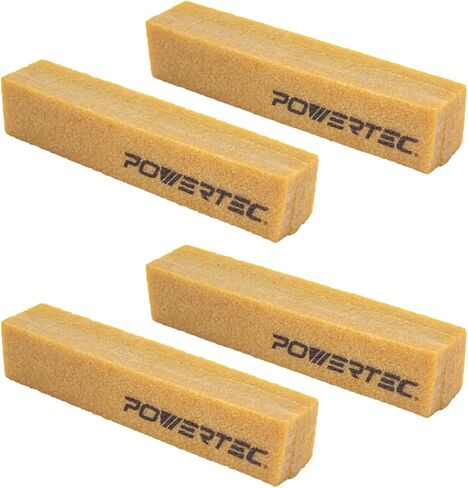 POWERTEC 71002-P4E Abrasive Cleaning Stick for Sanding Belts & Discs 8-1/2" 4PK | Natural Rubber Eraser - Woodworking Shop Tools for Sanding Perfection in Saudi Arabia