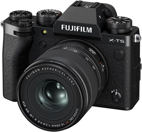 Fujifilm X-T5 Professional Compact Digital Mirrorless Camera مع حزمة XF 16-50 مم F/2.8-4.8 عدسة مع 64GB UHS-II SDXC CARD in Saudi Arabia