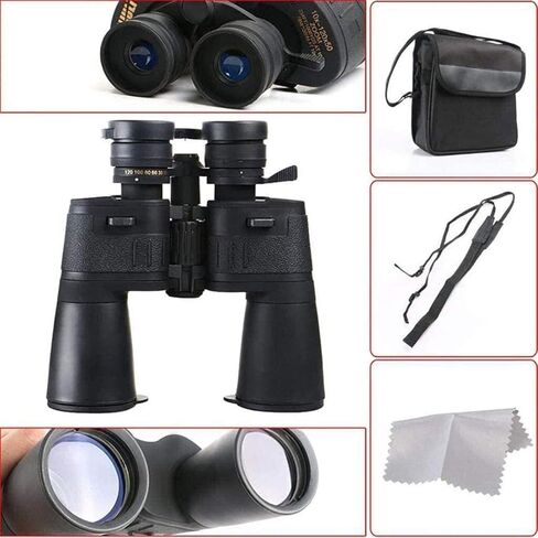 Portable Telescope,Monocular Telescope, Binoculars 10-120x50 Binoculars Binoculars Compact Waterproof Binoculars for Adults with Carrying case,Belt for Bird Watching in Saudi Arabia