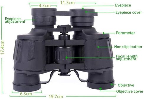 Portable Monocular Telescope, 8 x 40 Binoculars, All Purpose High Magnification Prism Lightweight. Fully Coated Lens for Bird Watching in Saudi Arabia