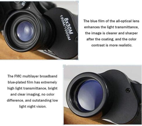 Portable Monocular Telescope, 8 x 30 DX Nature Binoculars Water-Resistant Binoculars with Fully-Coated FMC Glass Optics for Bird Watching in Saudi Arabia