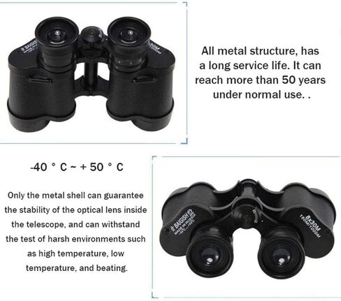 Portable Monocular Telescope, 8 x 30 DX Nature Binoculars Water-Resistant Binoculars with Fully-Coated FMC Glass Optics for Bird Watching in Saudi Arabia