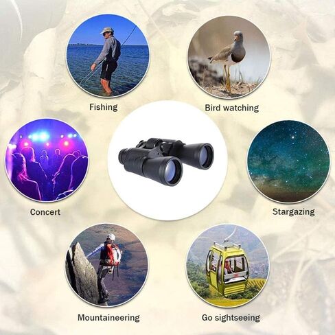 Portable Monocular Telescope,HD 20X50 Binoculars, Compact Waterproof Binoculars for Hiking, Viewing, Sightseeing, with Lens Caps and Carrying Bag for Bird Watching in Saudi Arabia
